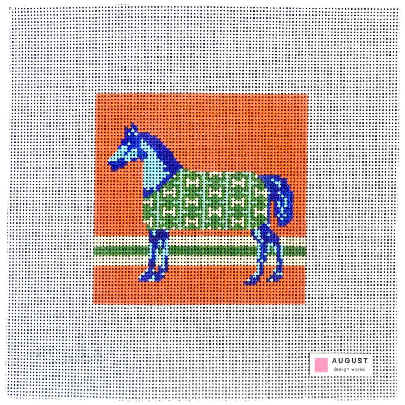 BLUE "H" COAT HORSE