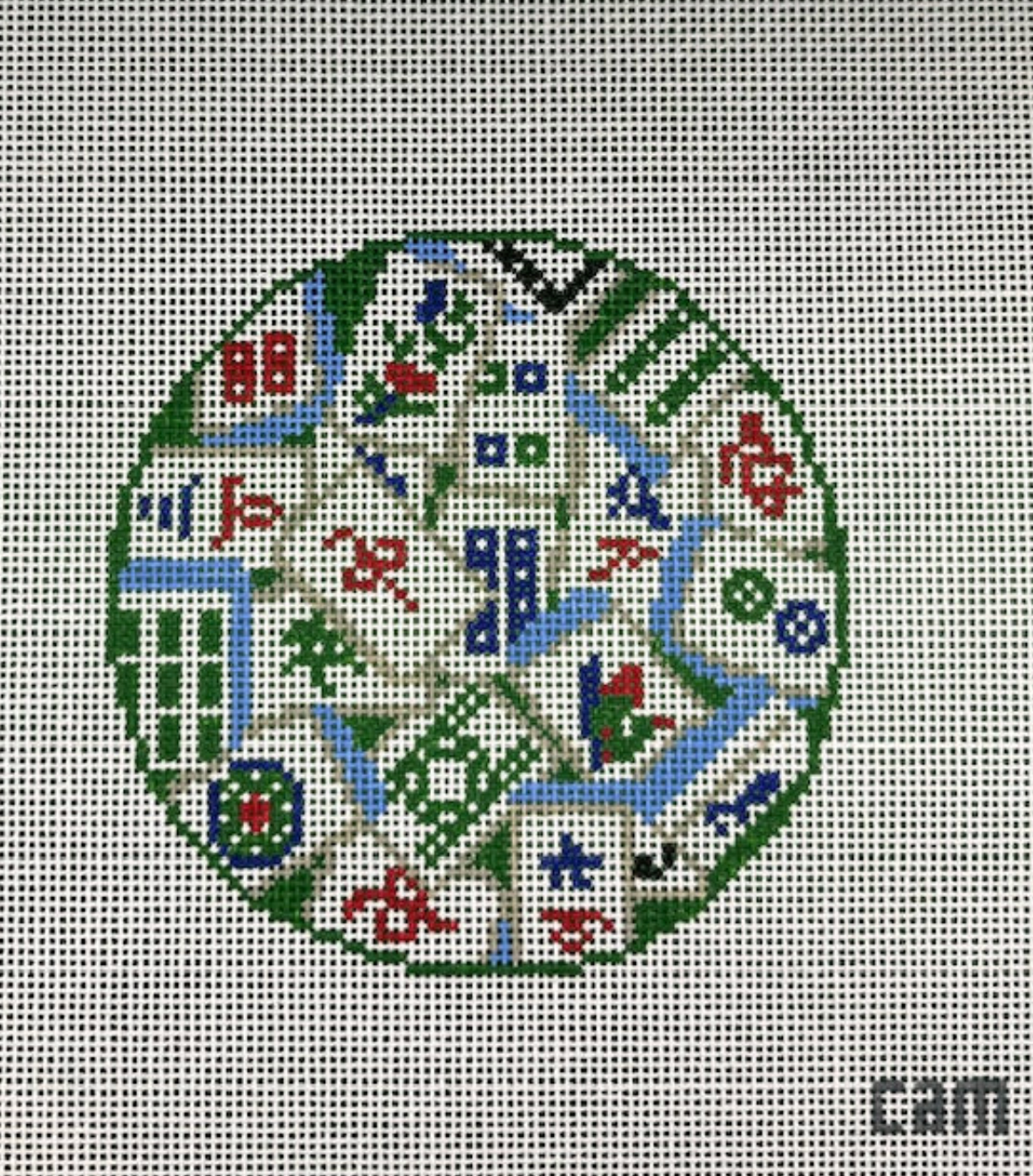Mahjong Tiles Round