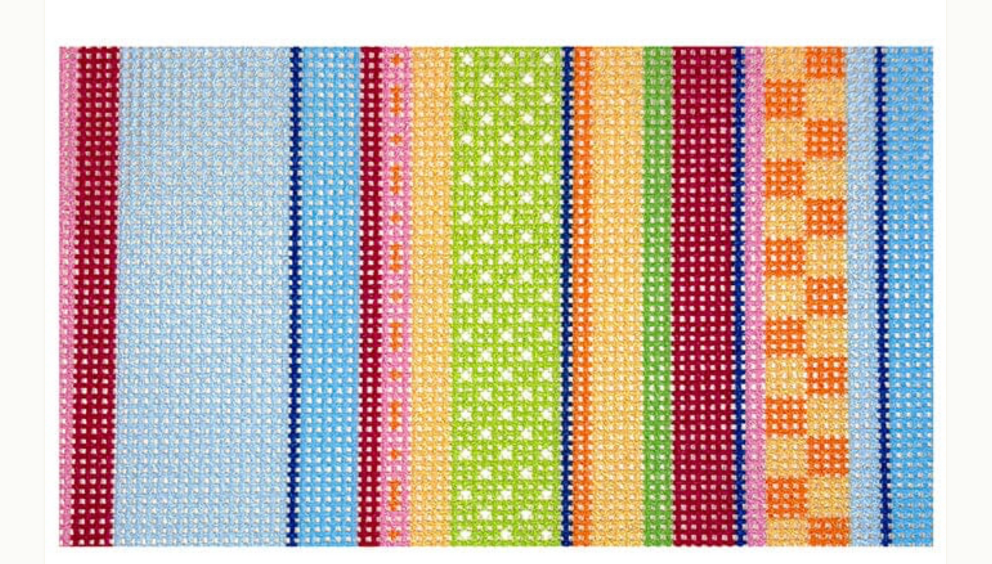 Stitch Stripe Clutch Insert- Multi