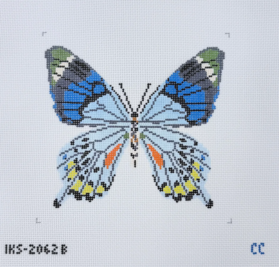Large Butterfly- Blue Gray