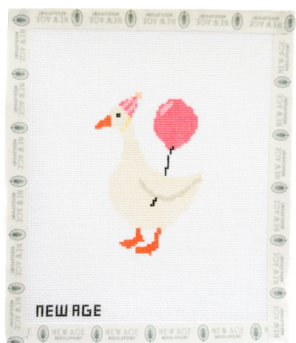 Silly Goose Needlepoint Canvas