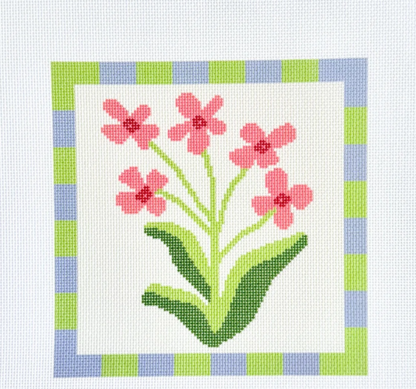 Folk Art Florals Square Three