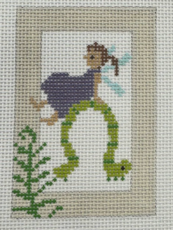 Woodland Fairy on catepillar