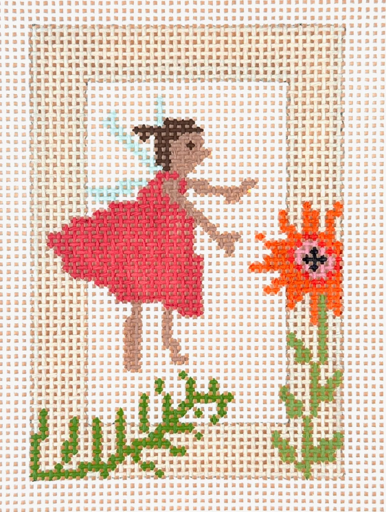 Woodland Fairy on cropped flowers