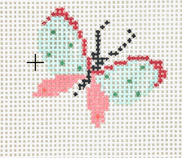 Butterfly w Green Dotted Wings