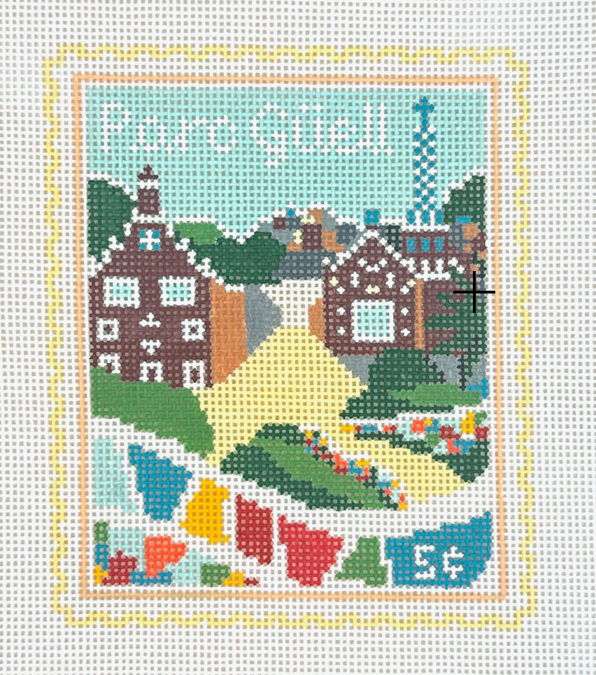 BARCELONA PARC GUELL STAMP