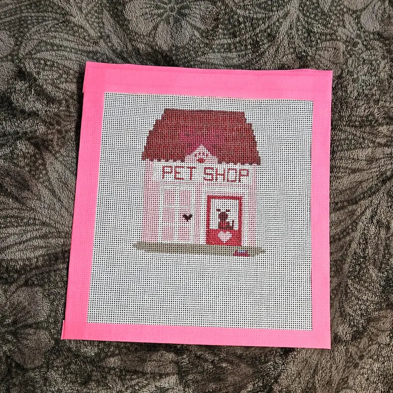 Valentines Day Village Pet Shop