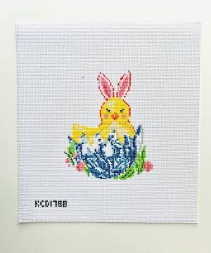 Chinoiserie Bunny Ears Chick