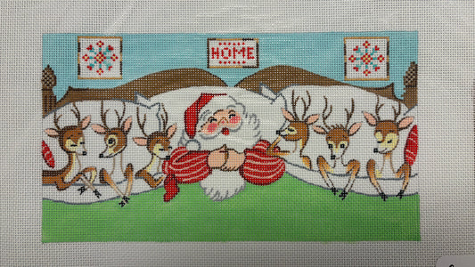Santa sleeping