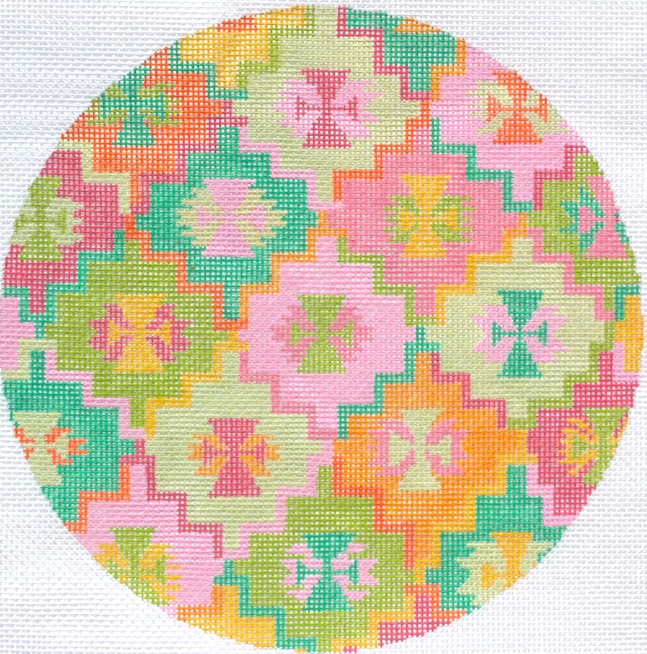 KILLIM ROUND- SUMMER MELONS PALETTE