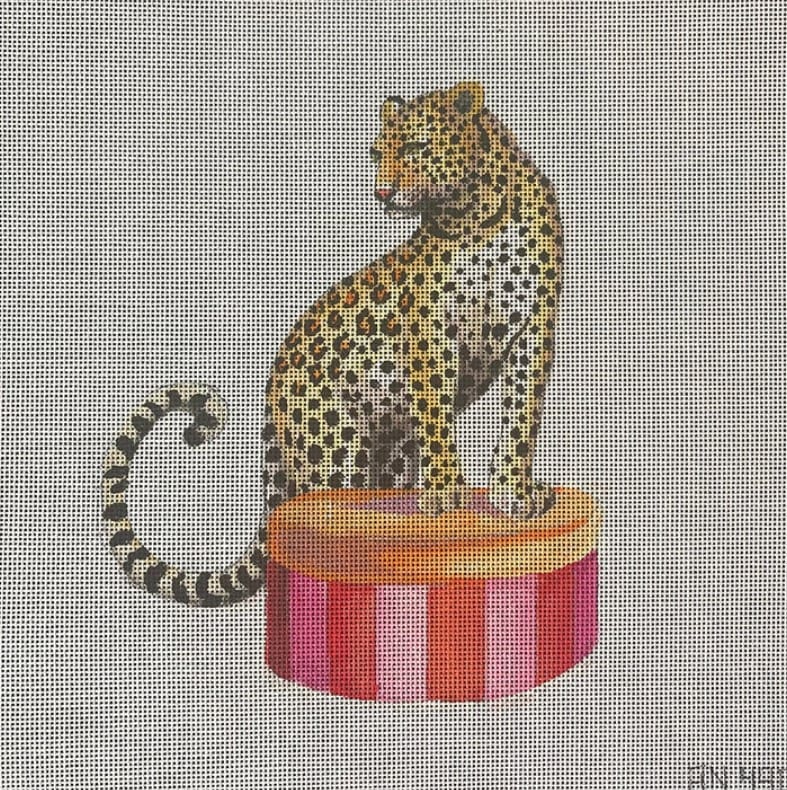 Leopard on Cushion