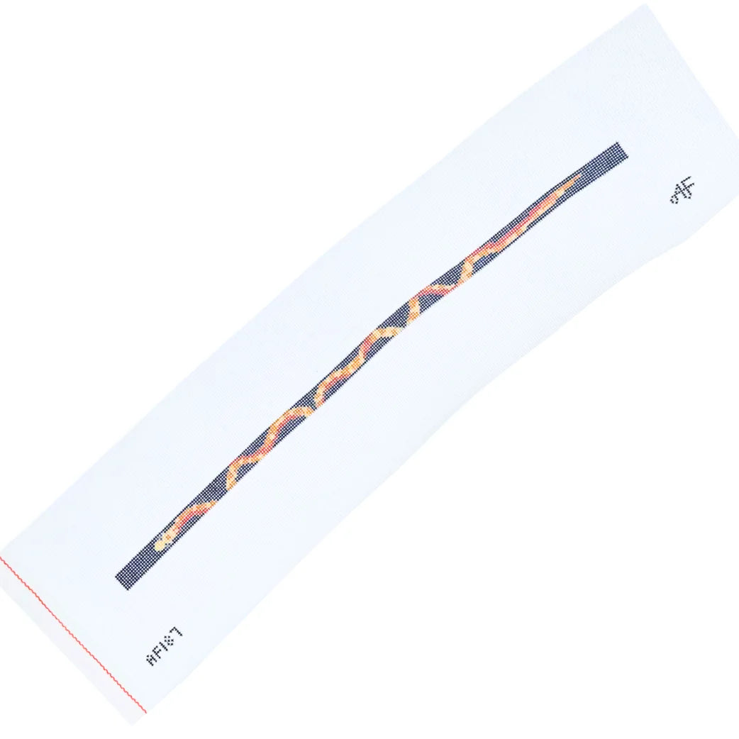 Orange and Blue Snake Wrap Bracelet