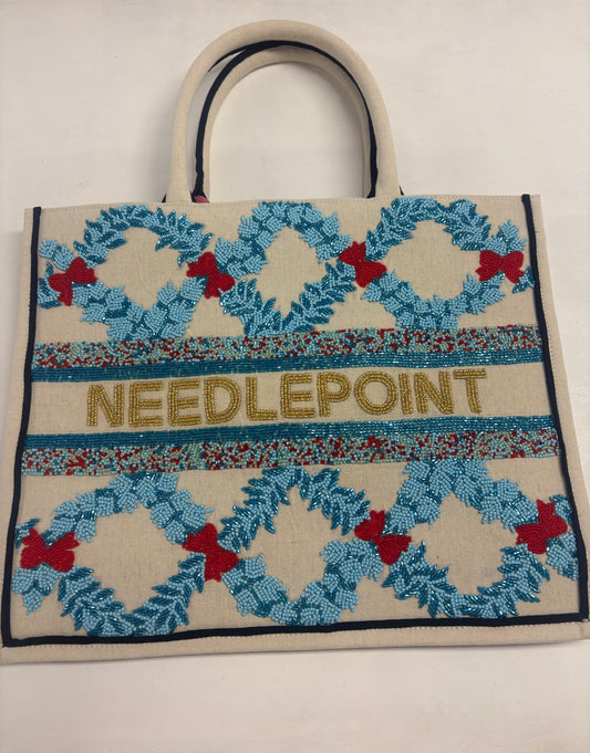 Beaded Needlepoint Bag