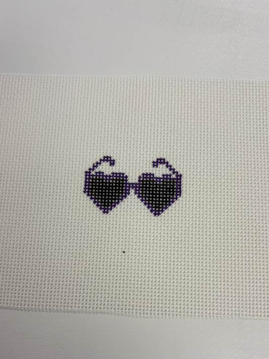 Purple Heart Glasses
