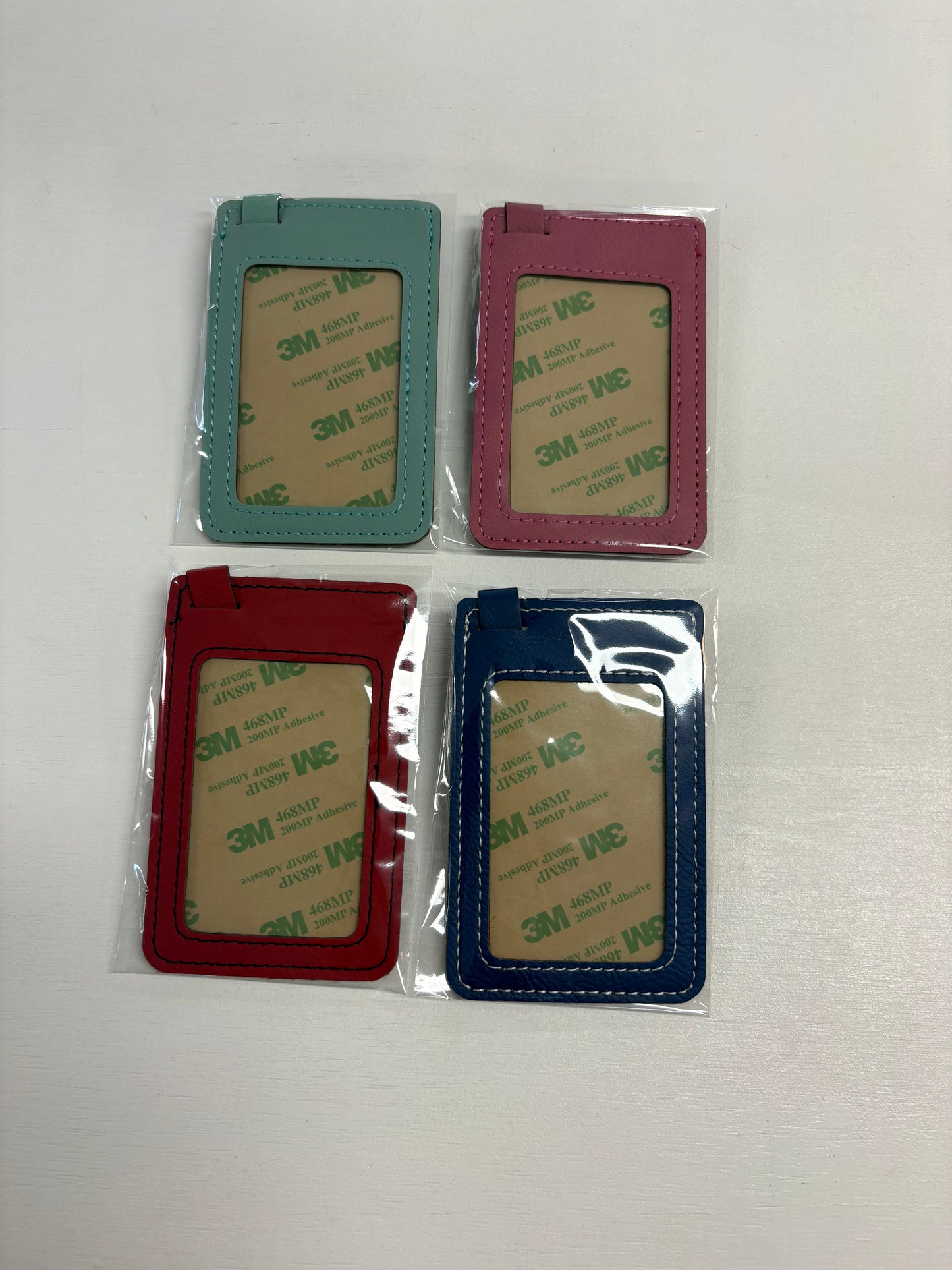 Self finishing Leather Luggage Tag