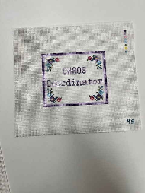 Needlepoint Subversive Chaos Coordinator