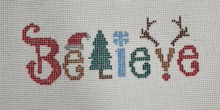 Christmas Believe Canvas