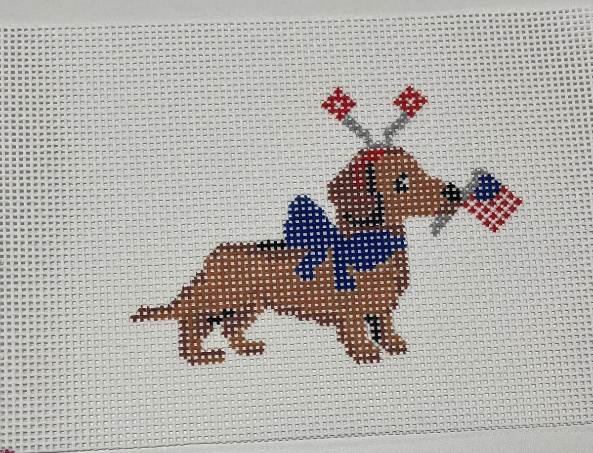 Patriotic Dachshund