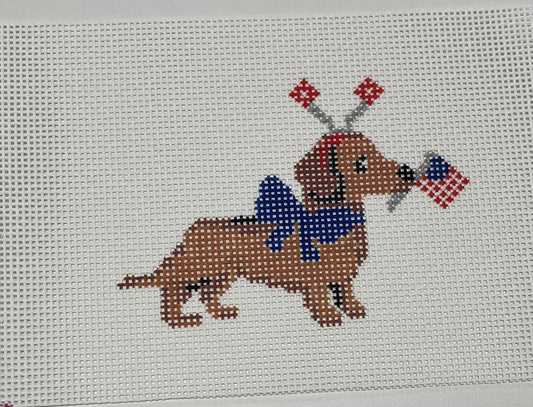Patriotic Dachshund