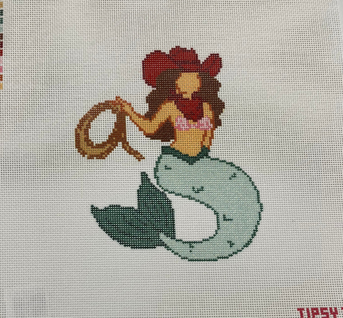 Green Cowgirl Mermaid