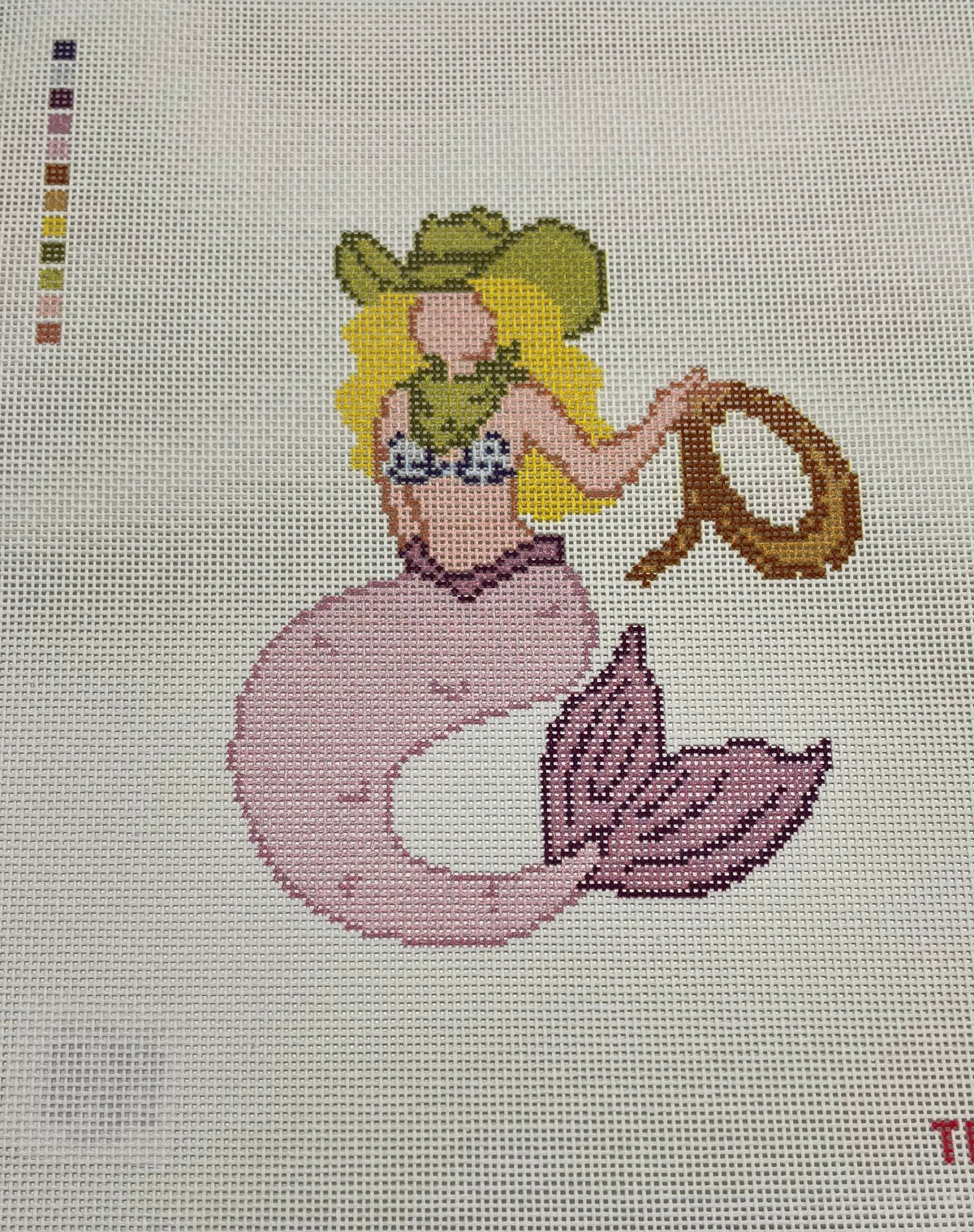 Purple Cowgirl Mermaid