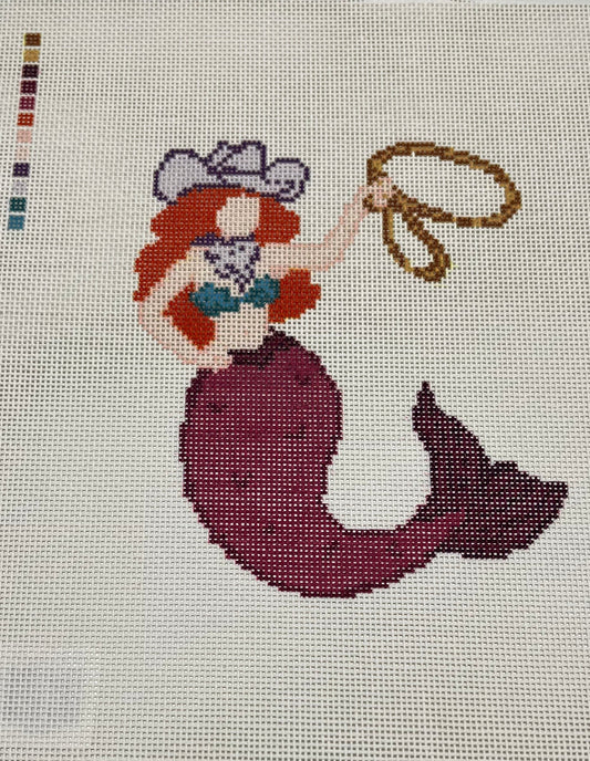 Fuchsia Cowgirl Mermaid