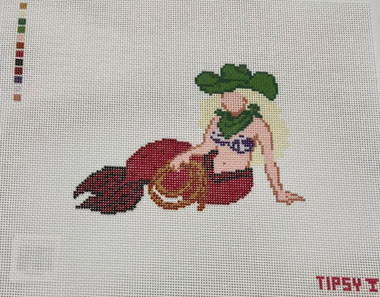 Maroon Cowgirl Mermaid