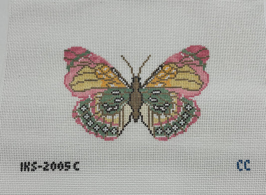 Pink and Green Butterfly
