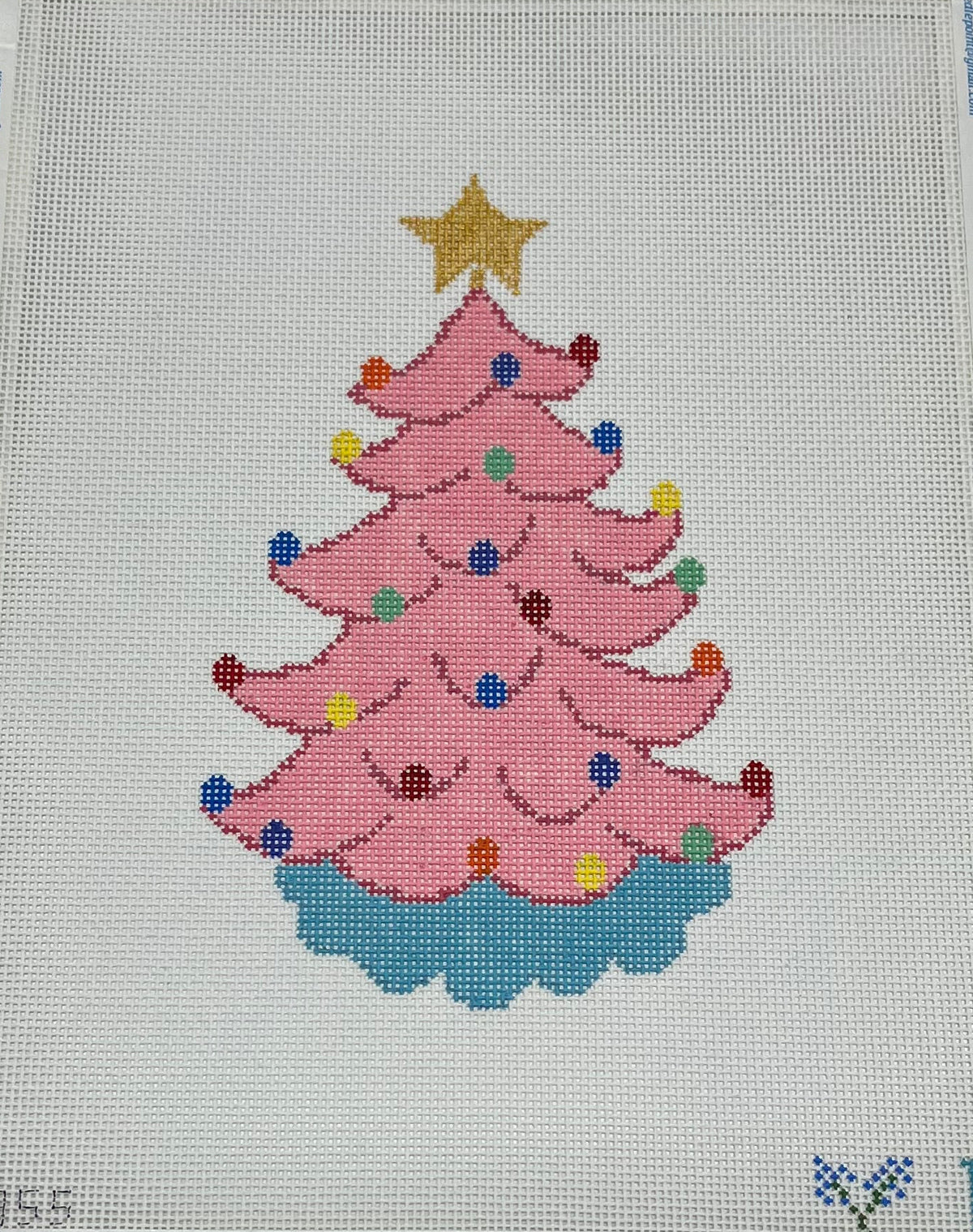 Vintage Ceramic Christmas Tree - Pink