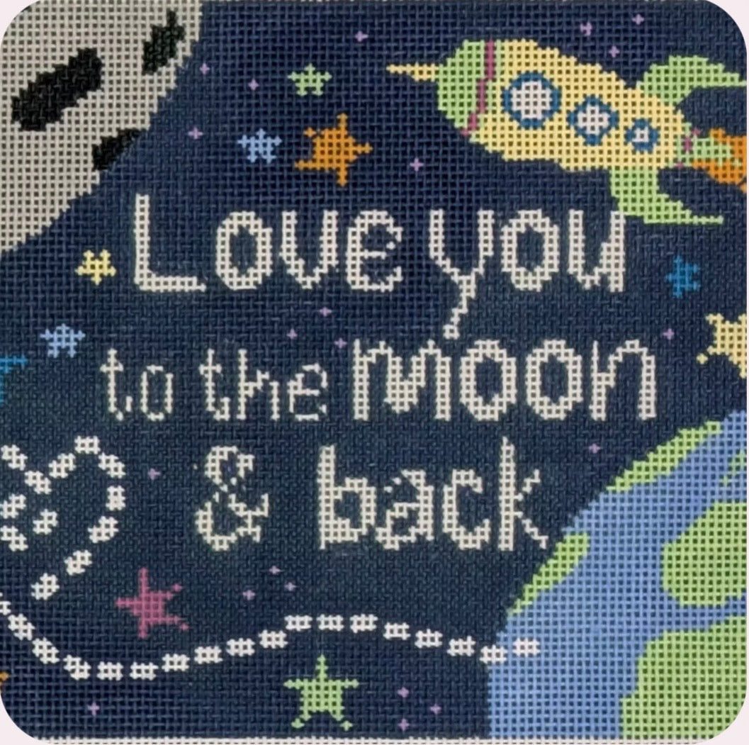 Moon and Back Pillow