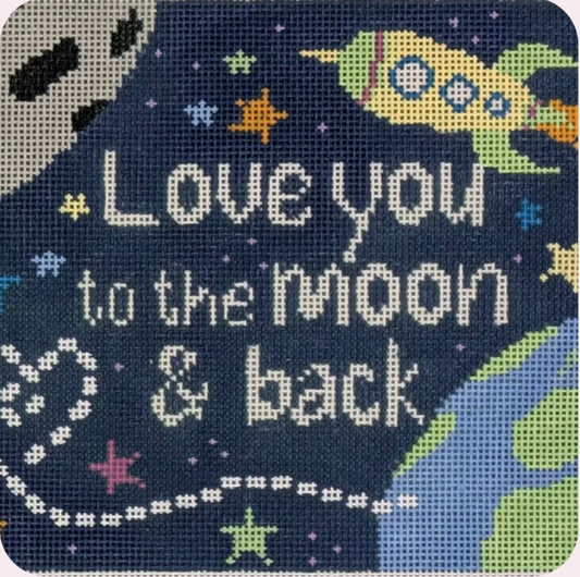 Moon and Back Pillow