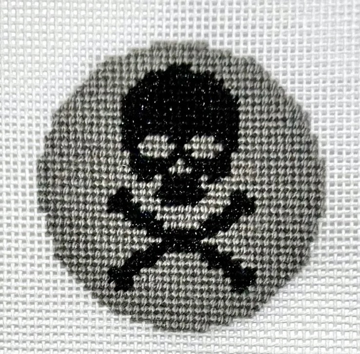 Skull & Crossbones Bag Tag