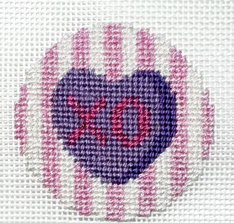 Candy Heart Bag Tag