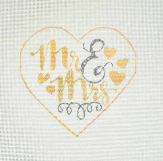 "Mr & Mrs" Heart
