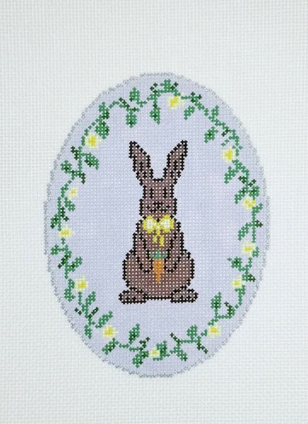 Chocolate Bunny Oval