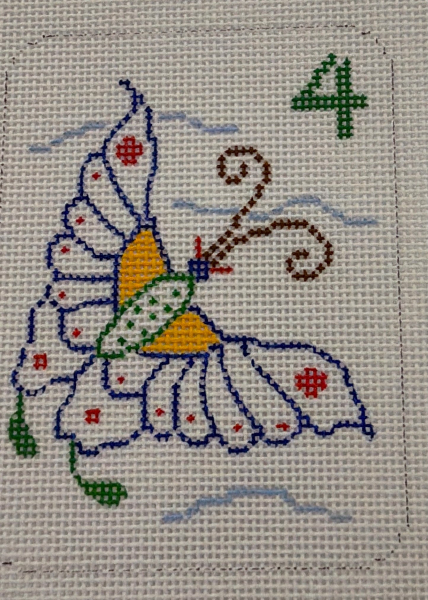 Butterfly Mahjong Tile