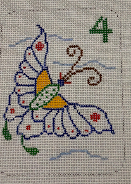 Butterfly Mahjong Tile