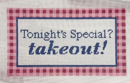 Tonights Special? Takeout!