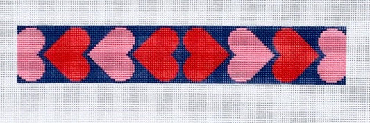 Red & Pink Hearts Key Fob