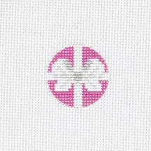Pink & White Bow