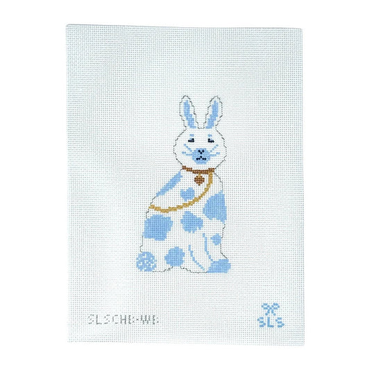Chinoiserie Bunny Blue & White