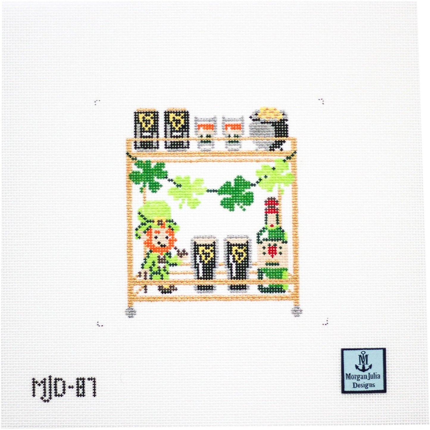 St. Patricks Day Bar Cart