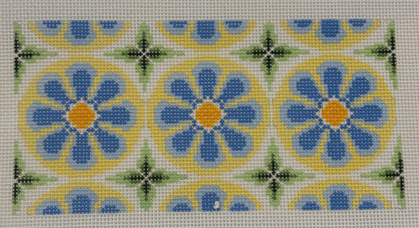Floral Blue Insert