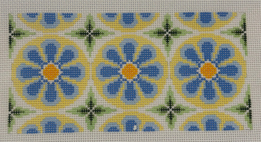 Floral Blue Insert