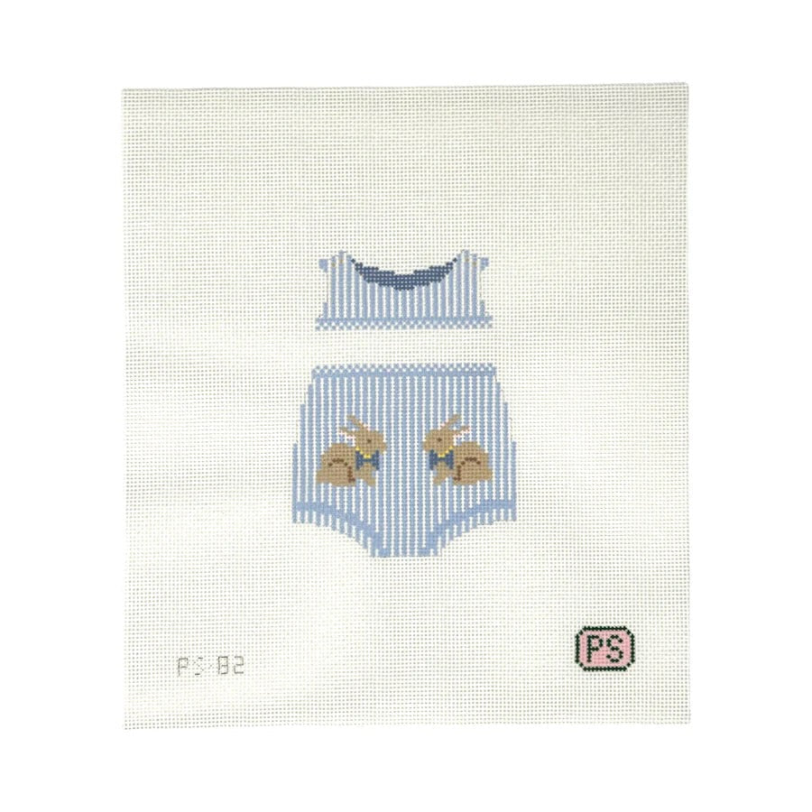 Baby Boy Bunny Outfit (Blue)