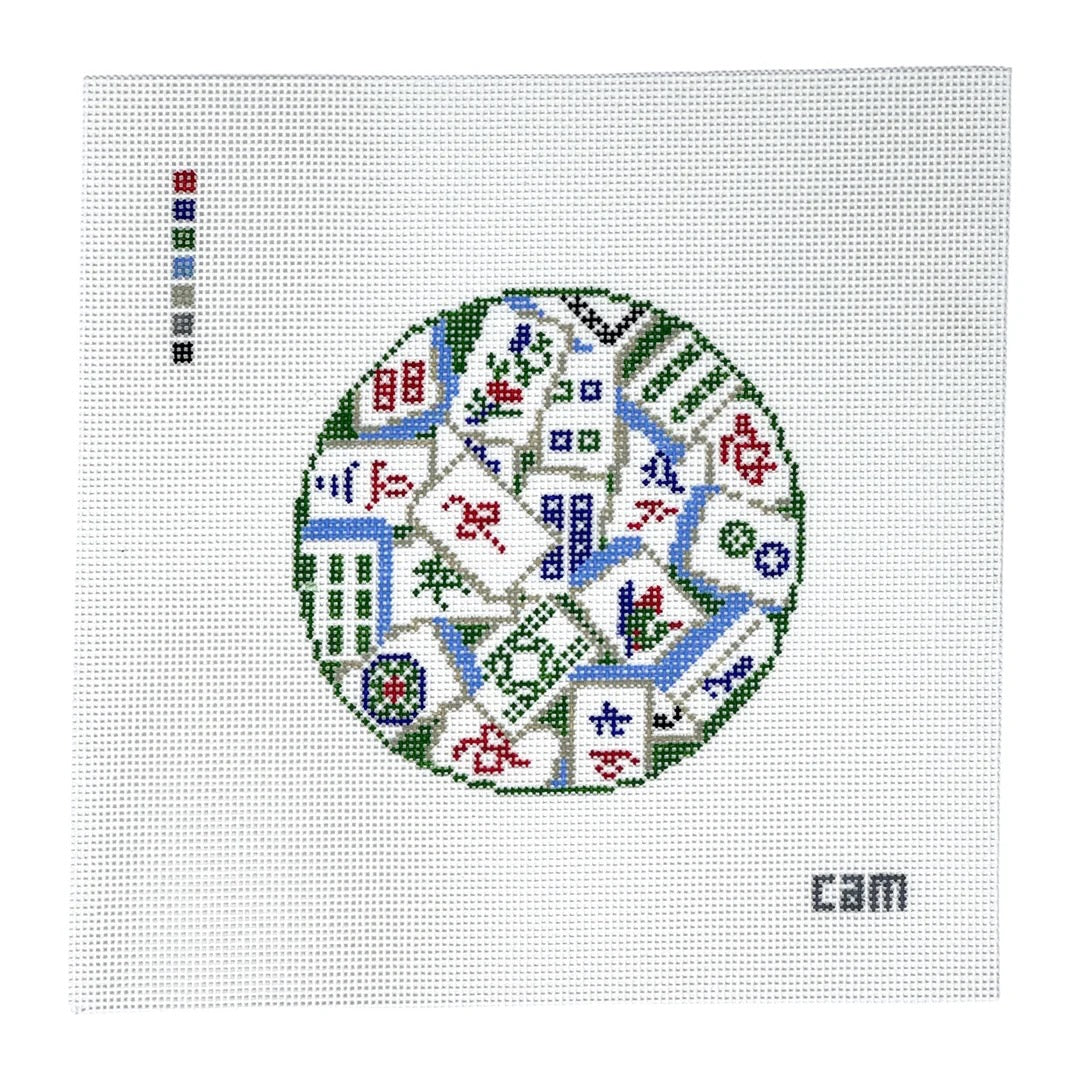 Mahjong Tiles Round