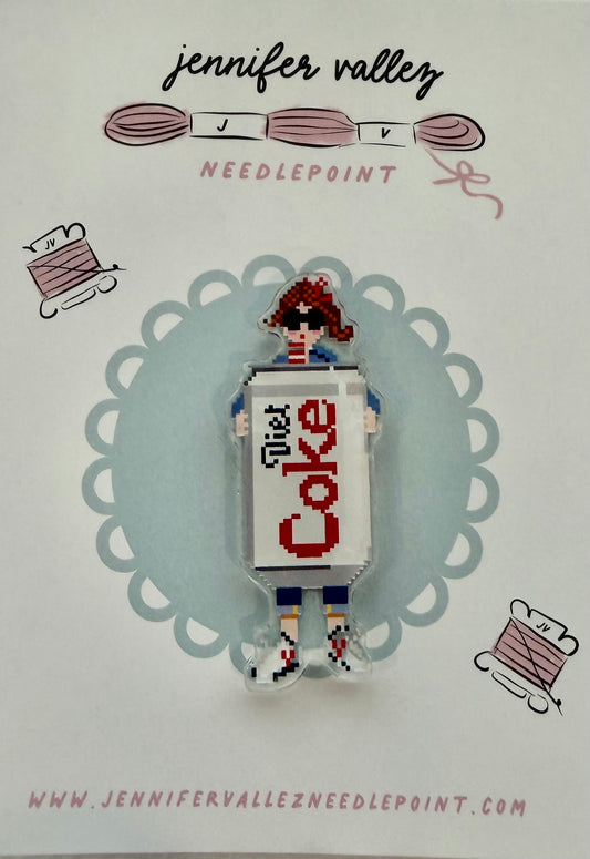 Diet Coke Gal Needle Minder