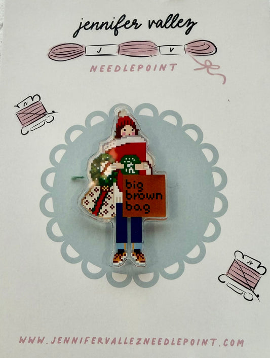 Big Brown Bag Needle Minder