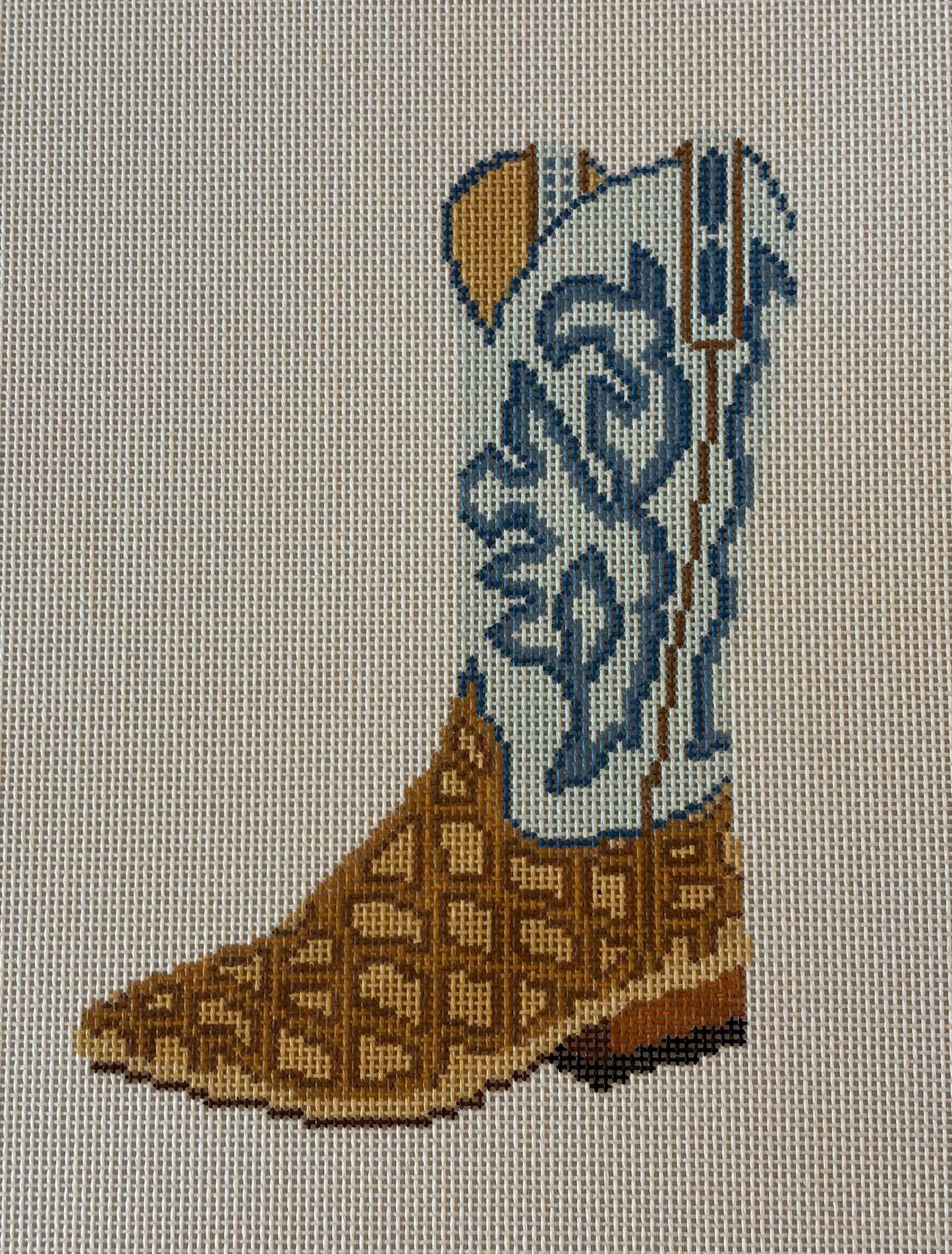 Cowboy Boot Blue