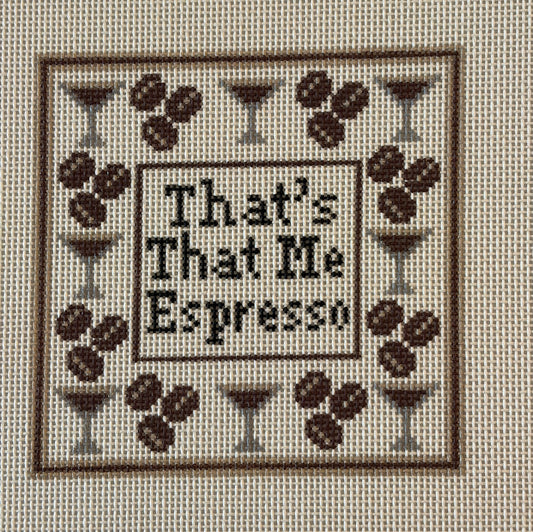 That's That Me Espresso Coaster